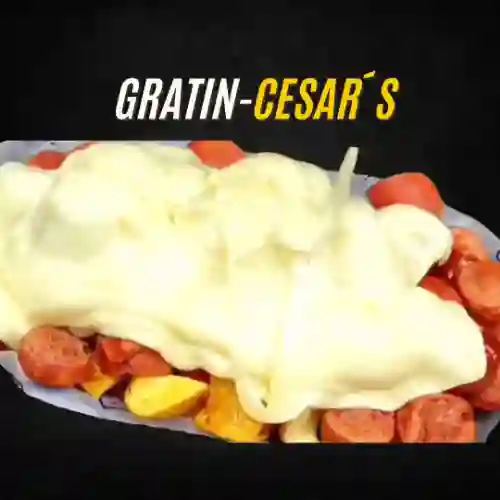 Salchipapa Gratinada para 2 Personas