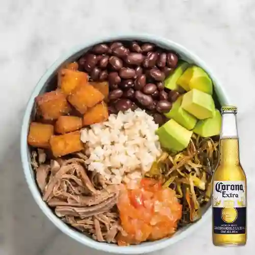 Combo Bowl Paisa + Cerveza Corona Bot. 355ml