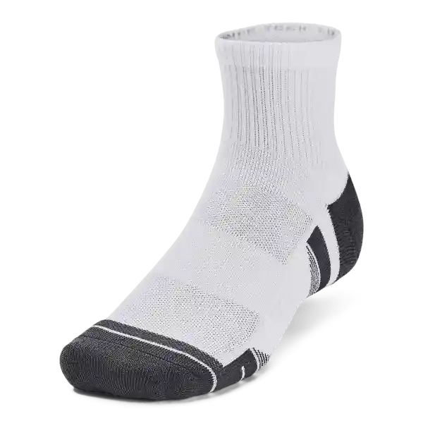 Under Armour Calcetines Qtr Hombre Blanco LG 1379510-100