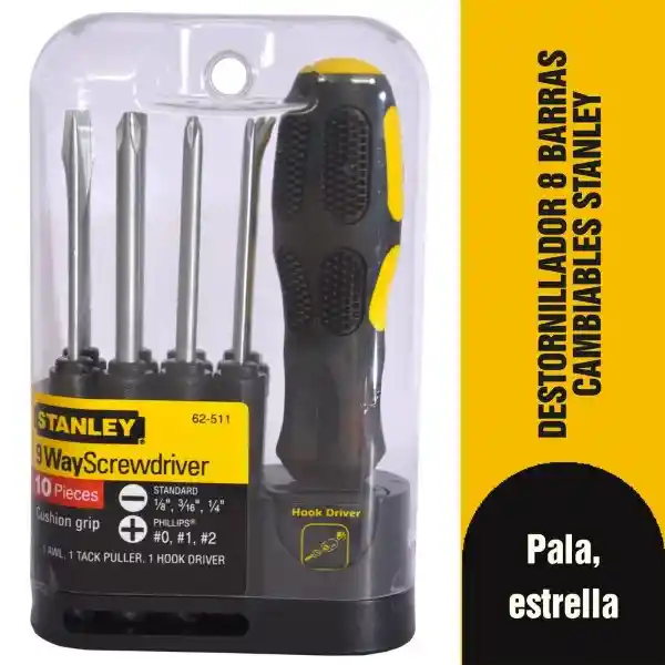 Stanley Destornillador Pala Estrella 62 511