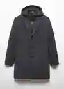 Abrigo Train Gris Talla XS Hombre Mango