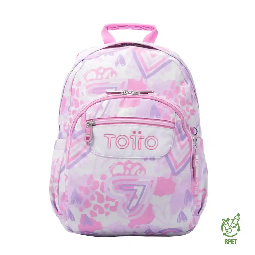 Morral Para Mujer Juvenil Porta Pc 13" Gommas Blanco