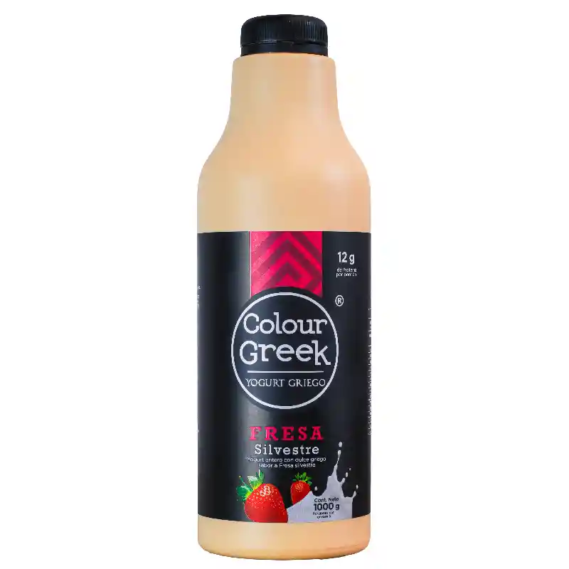 Colour Greek Yogurt Griego Sabor a Fresa Silvestre