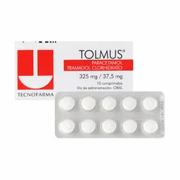 Tolmus Tecnofarma 325Mg/37,5Mg Caja X 10 Tabletas