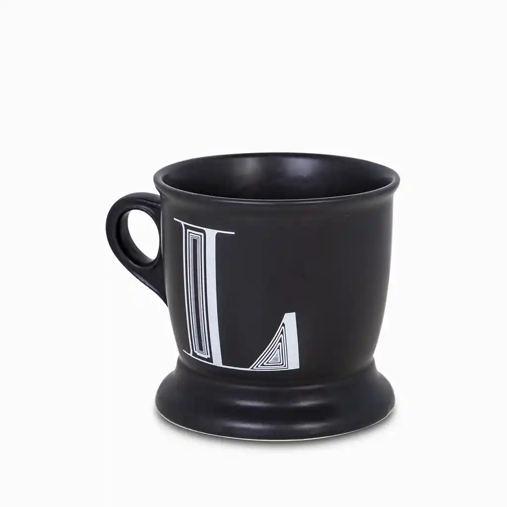 Ambiente Gourmet Mug Con Letra L Negro