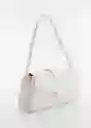 Bolso M Agnes Blanco Mujer Mango