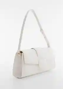 Bolso M Agnes Blanco Mujer Mango
