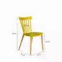 Ambiente Gourmet Silla Rail Amarilla