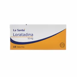 La Santé Loratadina Tabletas (10 mg)