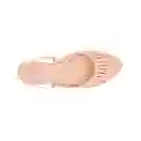 Zapatos Baleta Punta Roth Beige Talla 37 Mercedes Campuzano