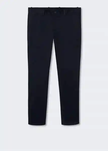 Pantalón Dublino Navy Talla 46 Hombre Mango