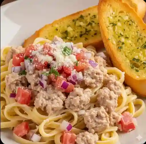 Fetuccinis Encocados de Camarones