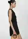 Vestido Lucy Negro Talla XL Mujer Mango