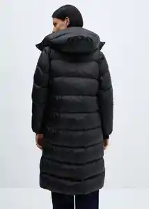 Abrigo Anorak Winter Negro Talla XS Mujer Mango