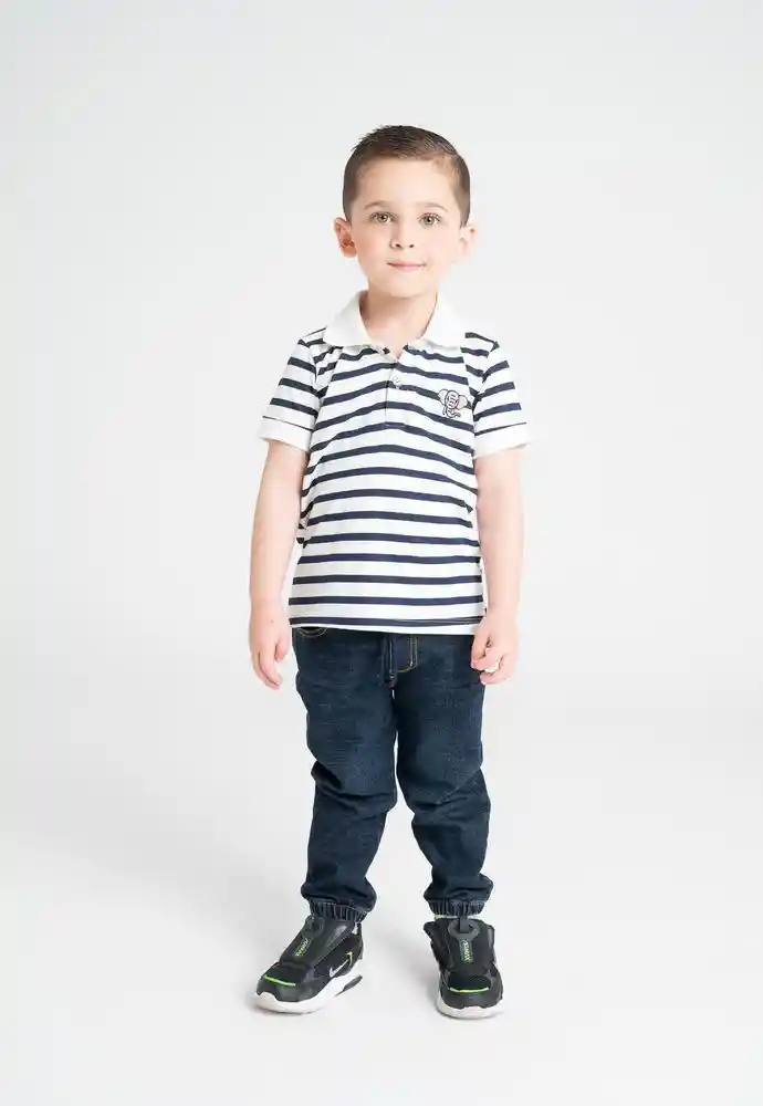 Jean 6/9 Meses-azul
