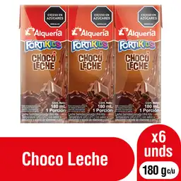 Choco Leche Leche Fortikids Tetrapack