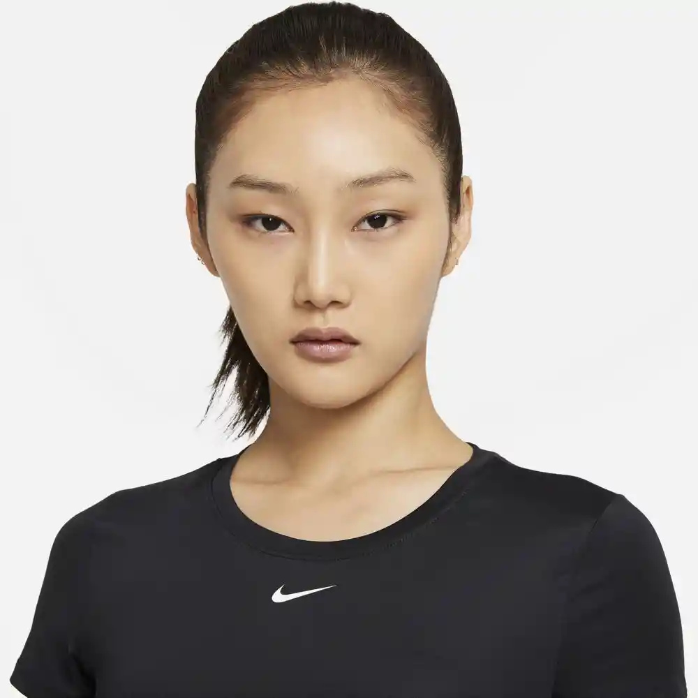 W Nk One Df Ss Slim Top Talla S Camisetas Negro Para Mujer Marca Nike Ref: Dd0626-010