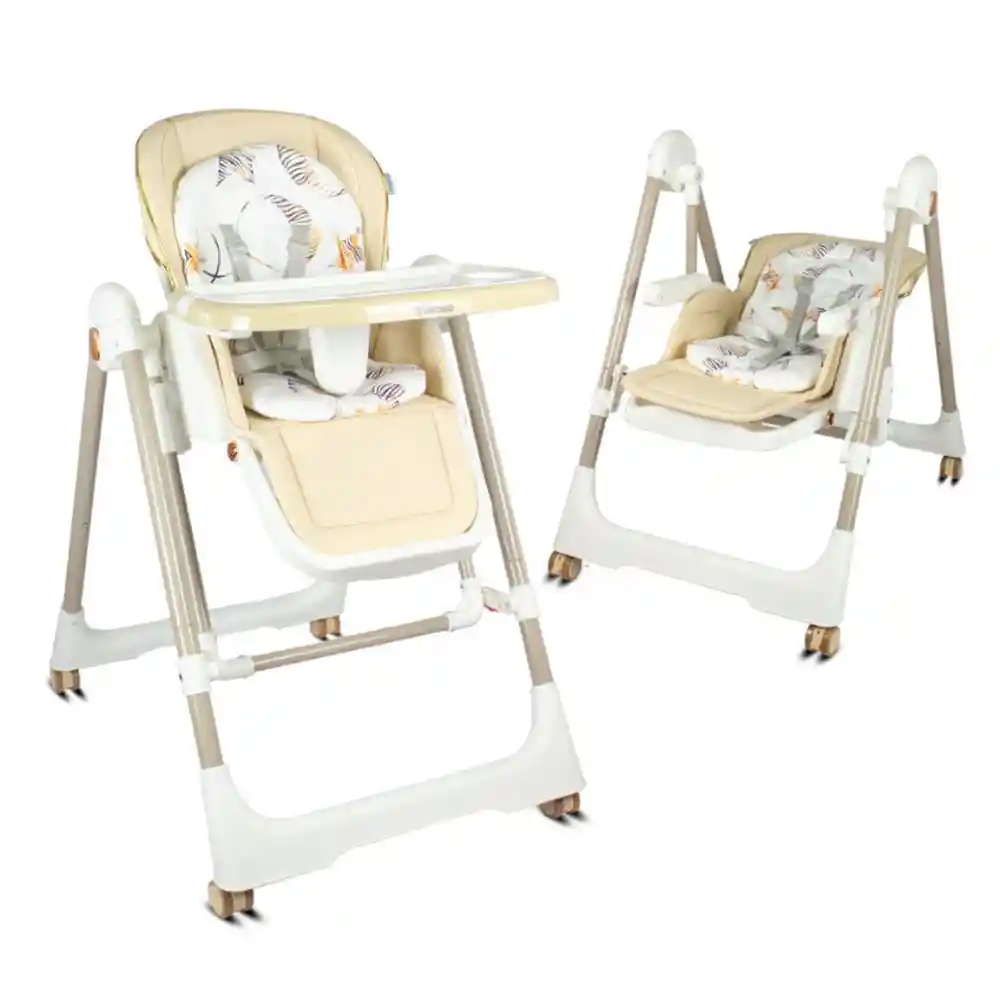 Silla Comedor Bebé Nido 2 en 1 Beige Bebesit