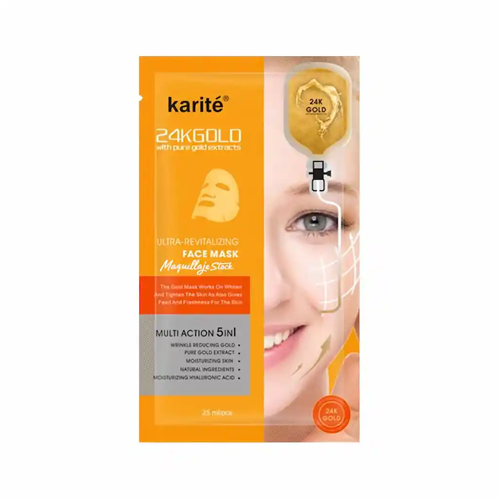 Karite Mascarilla Facial Velo 24K Gold 1054-472