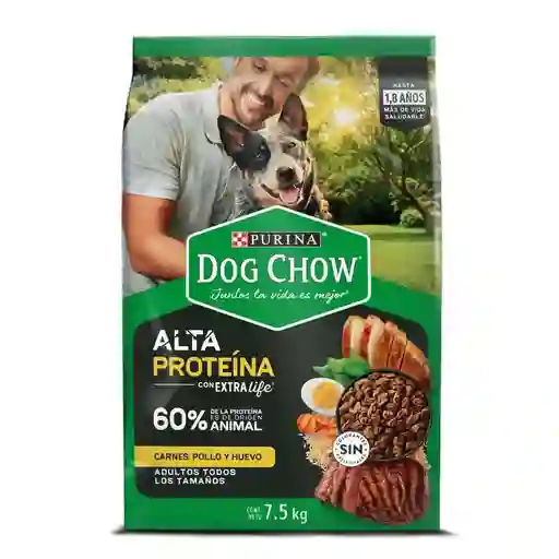 Dog Chow Alimento para Perro Adulto Alta Proteína