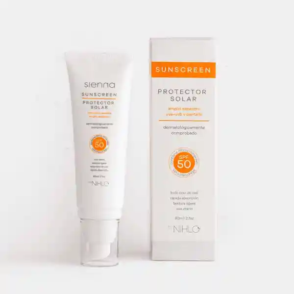 Sienna Protector Solar +50 Spf