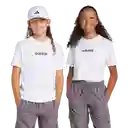 Adidas Camiseta Manga Corta Tee 160 de Niño Blanco Talla S