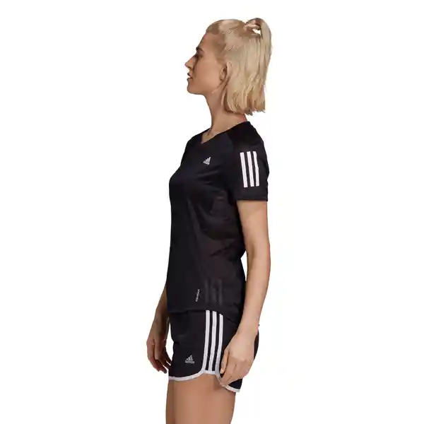 Adidas Camiseta Own The Run Tee Para Mujer Negro T.S Ref: FS9830