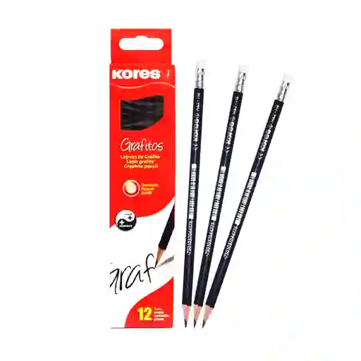 Kores Lápiz de Grafito Hb Número 2