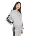 Adidas Chaqueta 3S Ft Fz Hd Lifestyle Mujer Gris Talla M
