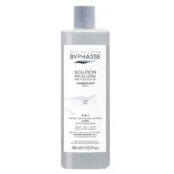 Byphasse Solución Micelar Desmaquillante Con Carbón Activo