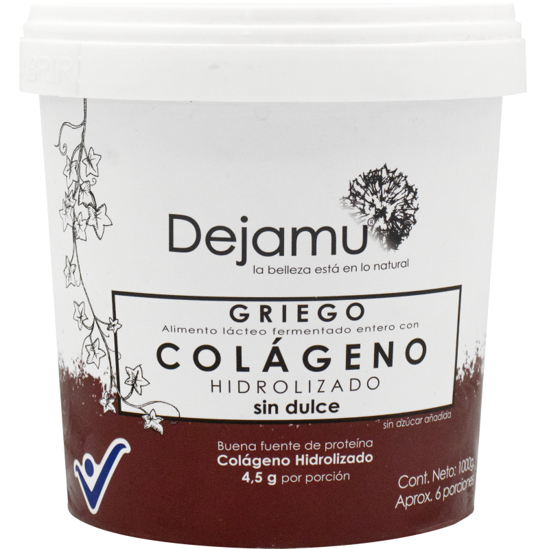 Dejamu Yogurt Griego con Colágeno Hidrolizado 1000 g