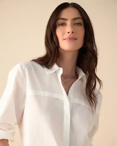 Camisa Blanco 0 Claro Talla S 411G019 Esprit