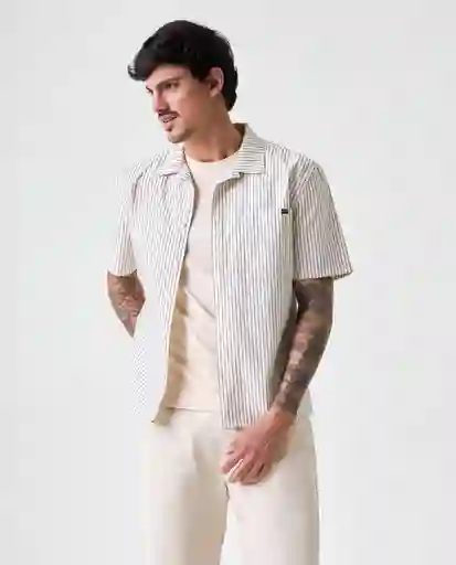 Camisa Hombre Azul Talla M 812G005_AZU194024 Americanino