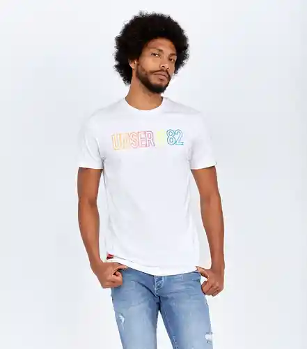 Unser Camiseta Blanco Talla S 824363