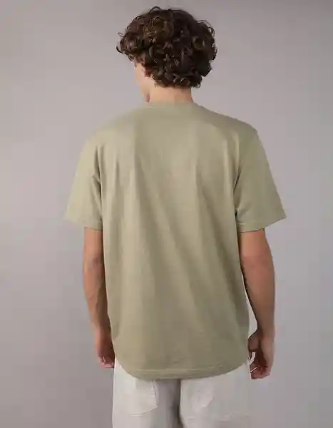 Camiseta Hombre Verde Talla X-LARGE 1539317 American Eagle