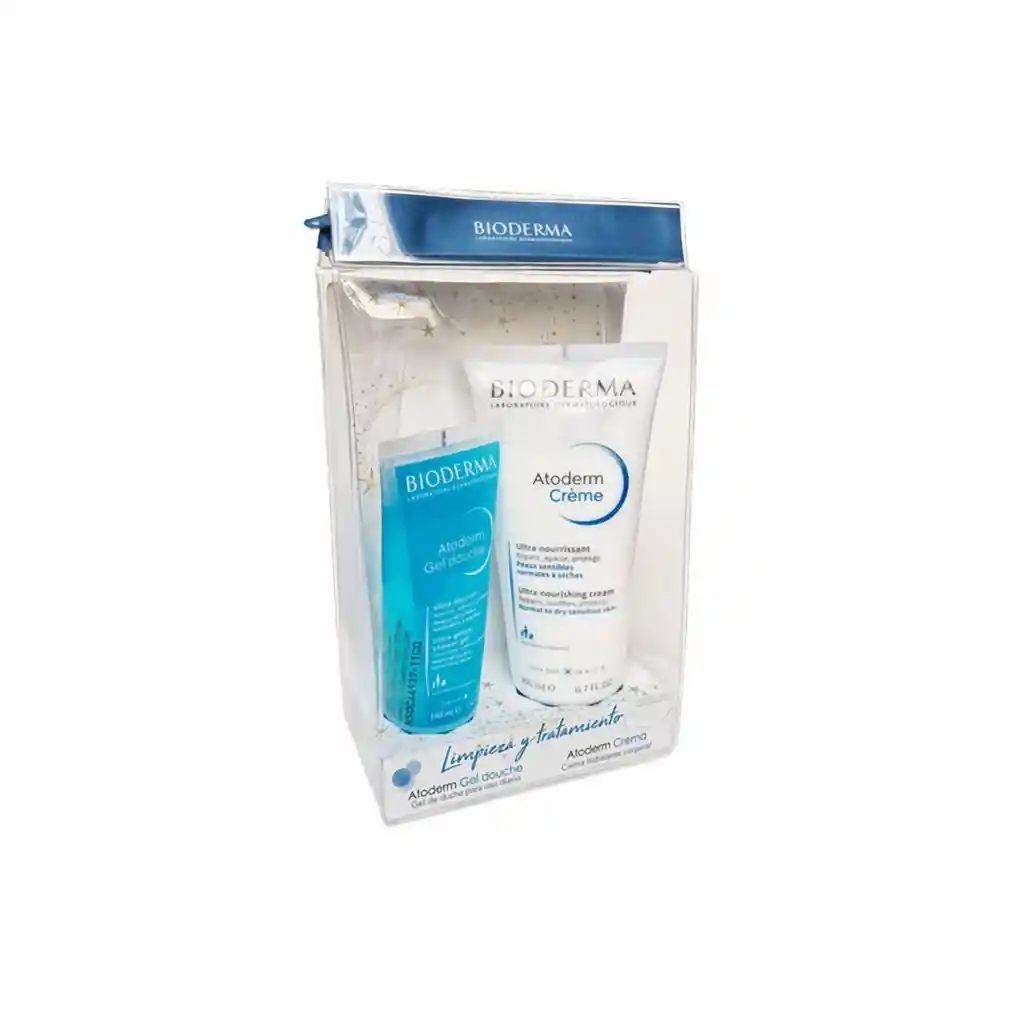 Bioderma Kit Crema Atoderm + Gel Douche Limpieza y Tratamiento