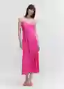 Vestido Maira Fucsia Talla S Mujer Mango