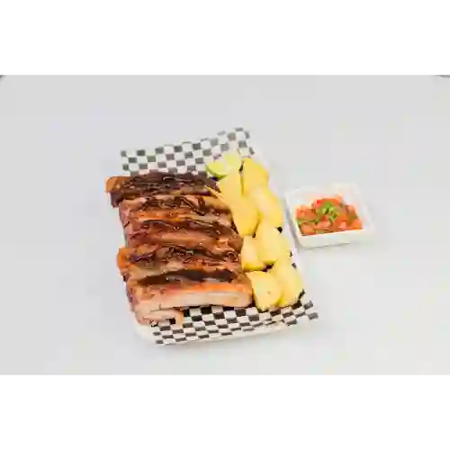 Costilla de Cerdo Al Barril + Gaseosa 250 ml