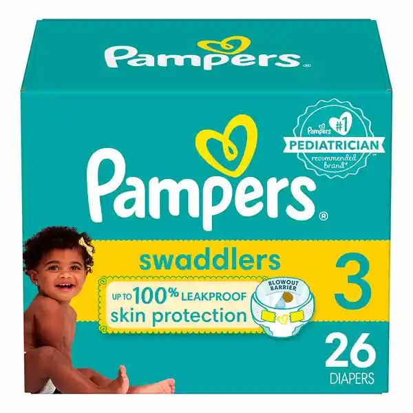 Swaddlers Pañales S3 26 Unidades