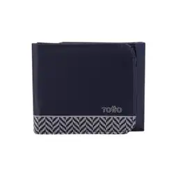 Billetera Philo Azul Z6O Totto