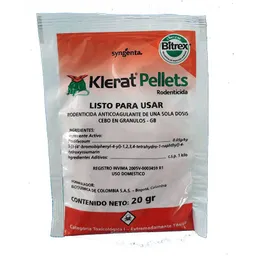 Klerat Insecticida Pallets