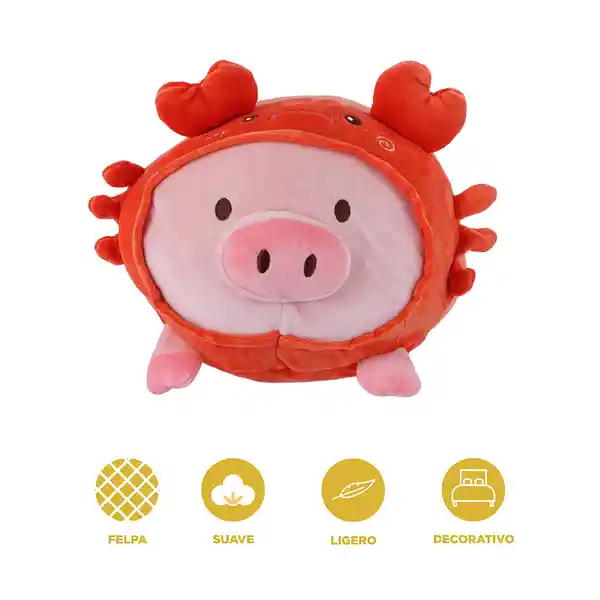 Peluche Gigi Disfraz de Cangrejo Mini Family 13" Miniso