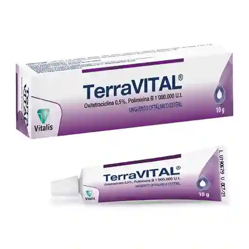 Terravital Ungüento Oftálmico (0.5%/10000 UI)