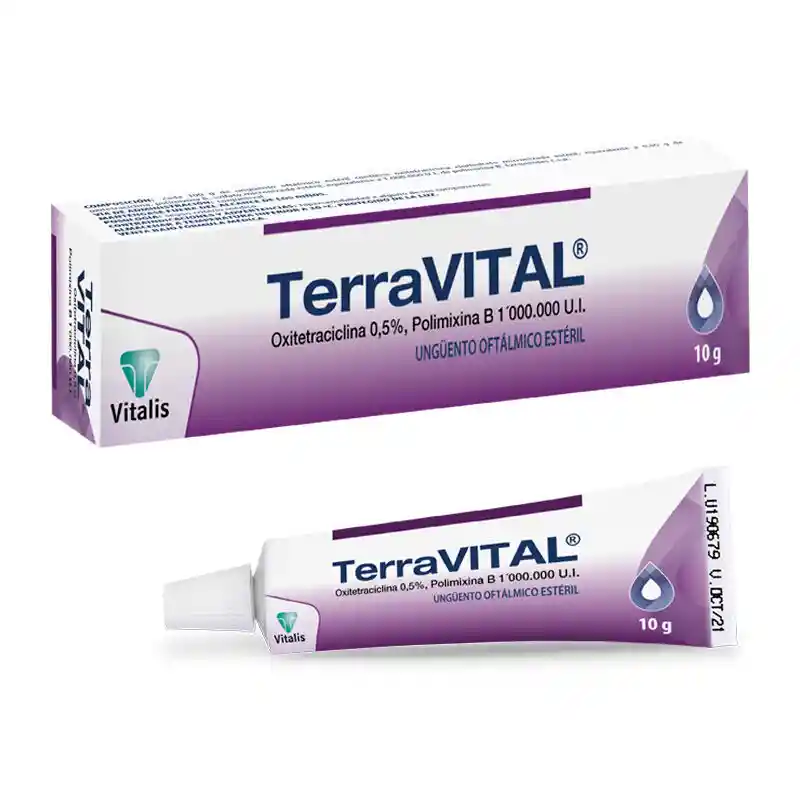 Terravital Ungüento Oftálmico (0.5%/10000 UI)