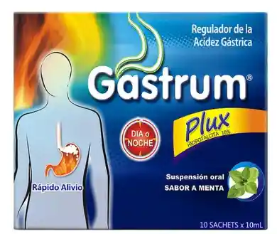 Gastrum Sachet Plux Hidrotalcita Sabor a Menta