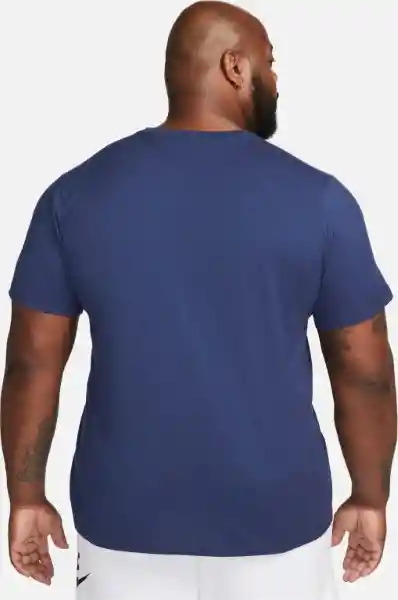 Nike Camiseta Tee Just do It Swoosh Hombre Azul S AR5006-410