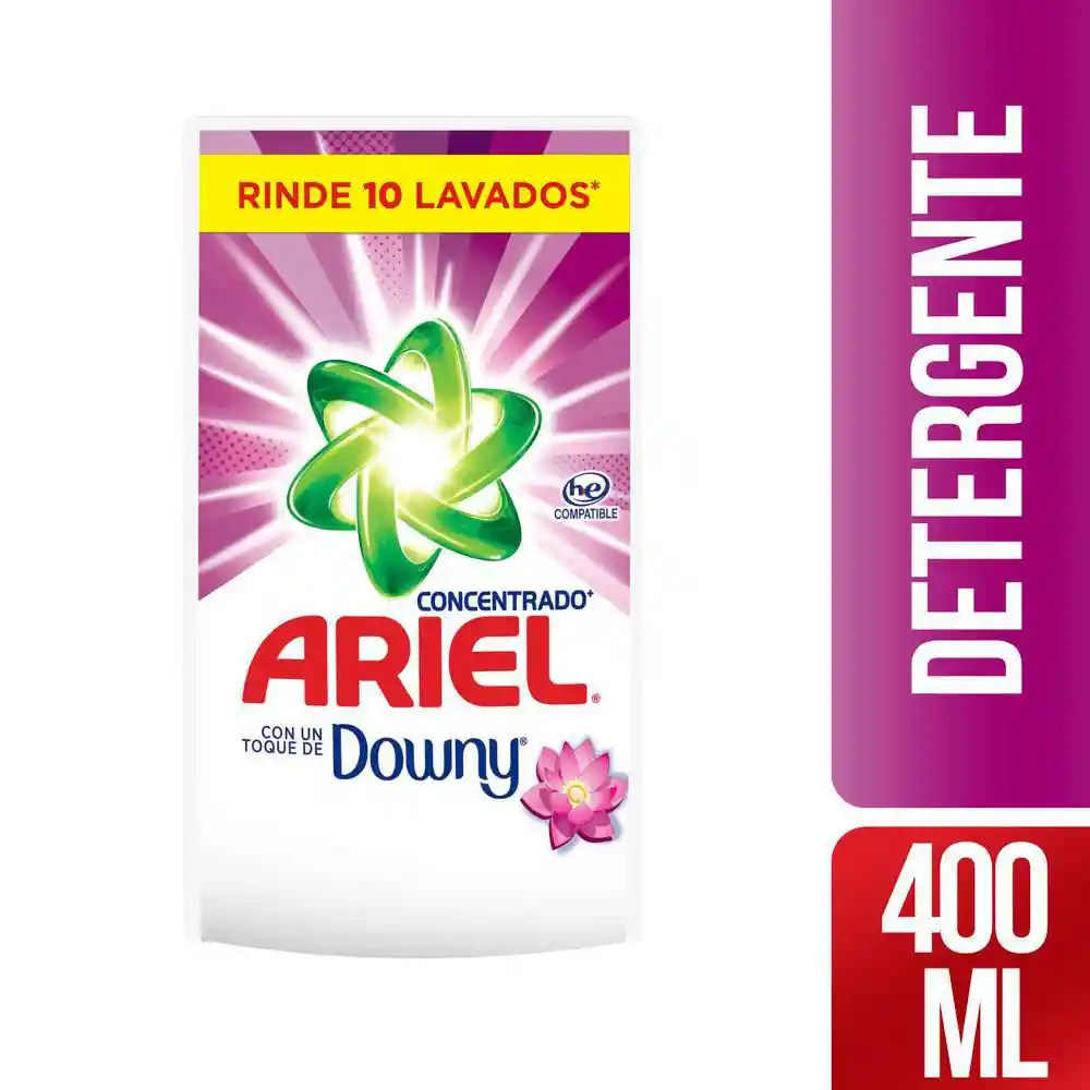 Ariel Detergente Concentrado para Ropa con Toque de Downy