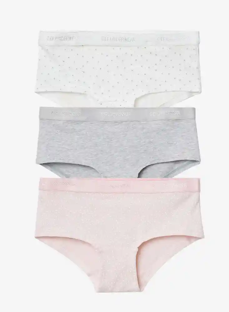 Panties Clásico Luhu X3 Kd 12-surtido