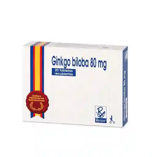 Recipe Ginkgo Biloba (80 mg)