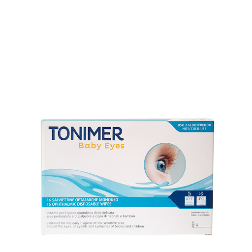 Tonimer Baby Eyestoallitas Oftálmicas Caja X 16 Sachets